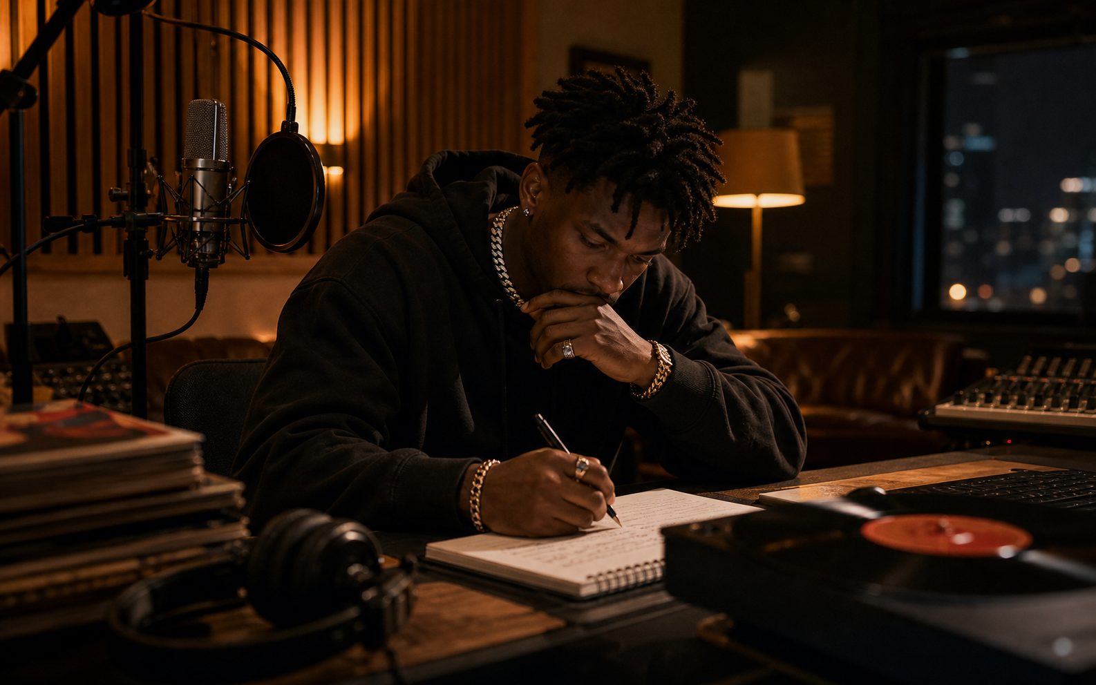Creator generating rap music for videos and social media